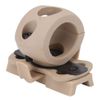 ArmorMason Rotating Flashlight Mount for Tactical Helmet (Tan, 21mm / 0.83")