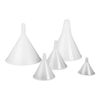 Chromatography Funnel, HDPE Plastic Set - 5 Sizes