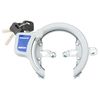 Panasonic SAJ083S Bicycle Dimple Key Rear Wheel Circle Lock, Silver