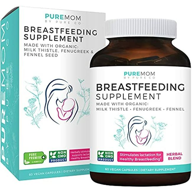 Organic Breastfeeding Supplement - Increase Milk Supply with Herbal Lactation