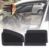 4PCS Car Front Rear Window Screen Mesh Sun Shade Cover Windshield Sunshade Visor