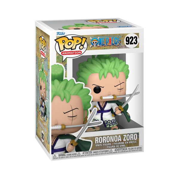 Funko Pop! Animation: One Piece - Roronoa Zoro - Lorenor Zorro - Vinyl-Sammelfigur - Geschenkidee - Offizielle Handelswaren - Spielzeug Für Kinder und Erwachsene - Anime Fans