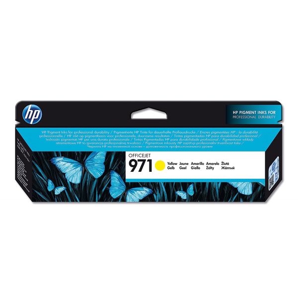 HP CN624AE 971 Original Ink Cartridge, Yellow, Single Pack