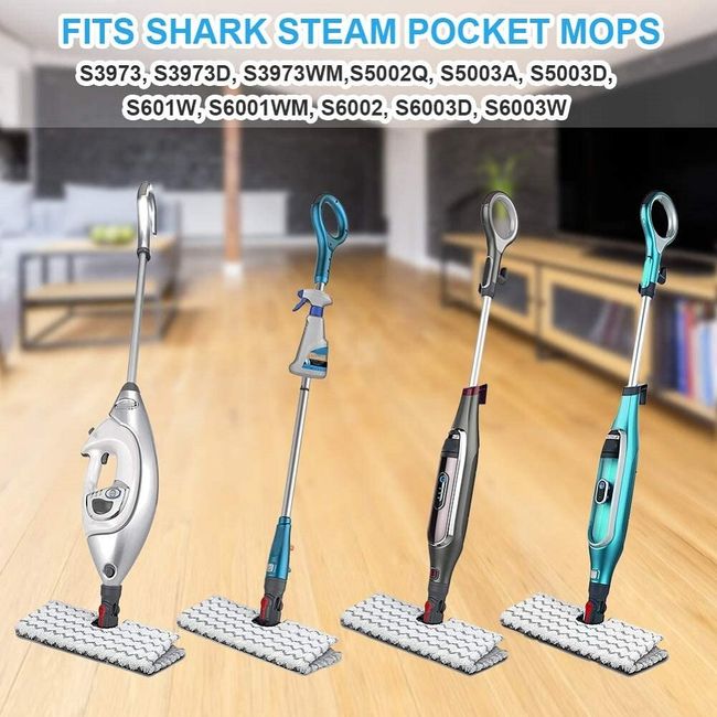 3pcs Steam Mop Replacement Pads Triangle Washable Cloth Cleaning Floor  Microfiber Mop Head Pad Steam