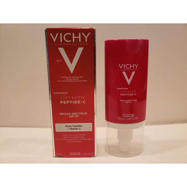 Vichy Liftactiv Peptide-C Reduce Wrinkles Firmer Brighter Look 1.69 Fl Oz