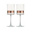 Anton Studio Designs SoHo Wine Glasses, Set of 2, Bronze