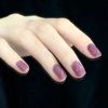Fuyunohi Nail Tips, Short, False Nails, Short, Plain, Purple, Korea, Double Sided Tape, Easy Installation, Set of 24, DIY, Convenient, Nail Supplies, Beauty, Fashion, Accessories, Daily Use, Work, Date, Coming-of-Age Ceremony, Stylish (Purple)