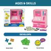 Learning Resources Teaching ATM Bank, Pink, 32 Pieces