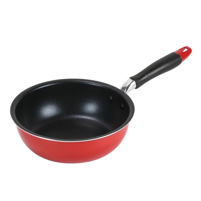 Bestco ND-9452 IH Deep Fry Pan, 7.9 inches (20 cm), Red, Moderna