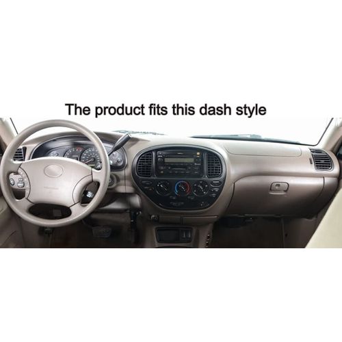 Fcovergurus Dash Cover Mat Custom Fit for 2000-2006 Toyota Tundra/ 2001-2007 Toyota Sequoia, Dashboard Cover Pad Carpet Protector F125 (Black)