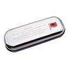 Chromed Pen Case Box with Albania Wave Flag Design, Personalised Engraved Message Option