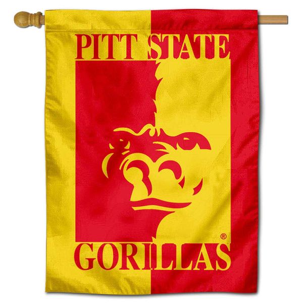 Pitt State Gorillas Banner House Flag