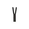 Non-separable brass clasp - black - 20 cm