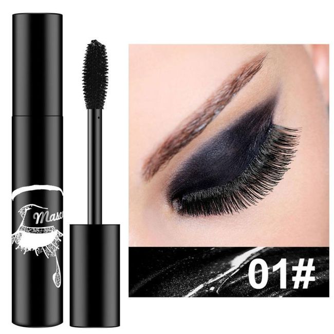 Professional Makeup Color Mascara Waterproof Quick Dry Eyelash Curling Extension Makeup Eyelash Blue Purple Mascara, 04