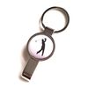 Handmade Silver Plated - Golf Inspired Bottle Opener Keyring - Boxed Gift