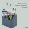 simplywire – Toothbrush Holder – Bathroom Organiser – Grey