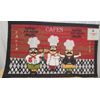 Printed Kitchen Nylon Rug (18"x30") FAT CHEFS TRIO,PASTA & PIZZA, rectangle,KH