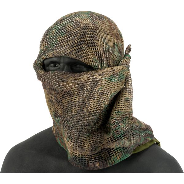 Evike Airsoft - Phantom Gear Perforated Sniper Veil (Color: Jungle Python)