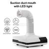 Dental Lab LED Light Desktop Dust Collector Extractor Machine Vacuum Cleaner 60W