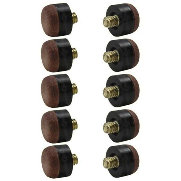 Billiard Evolution Screw-On Tips for Pool Cues - 12mm - Hard