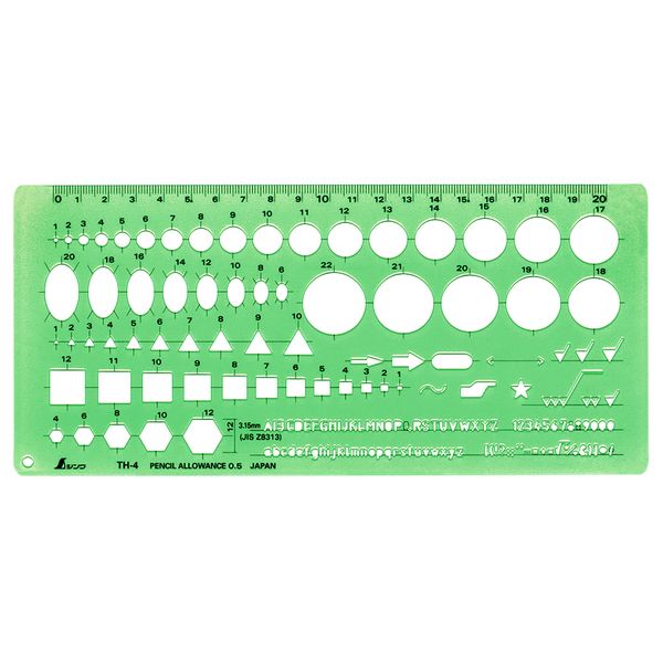 Shinwa template general comprehensive ruler