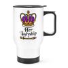 Her Ladyship Crown Travel Mug Cup with Handle
