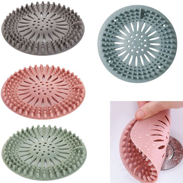 Hair Catcher,4 Pack shower drain cover,Hair Catcher for Bathroom,Shower Drain Covers,Used For Bathroom Shower, Bathtub and Kitchen