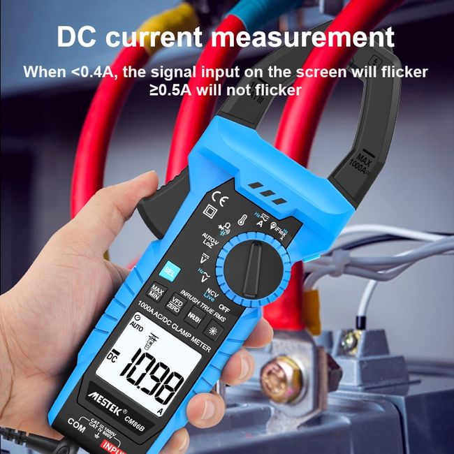 MESTEK CM83E Digital Clamp Meter Multimeter Voltmeter Tester AC DC