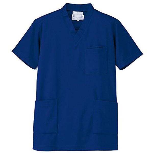 AITOZ 861401 Knit Scrub Top (Unisex), bule