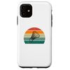 iPhone 11 Badminton Retro Sunset Mens Womens Case