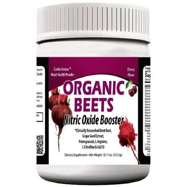 Organic Beet Root Powder Nitric Oxide Booster Cherry Flavor