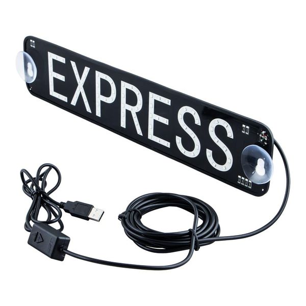LED Plate "EXPRESS" Seven Color USB Powered