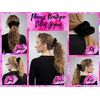 Charcoal Gray Velvet Scrunchy - Large