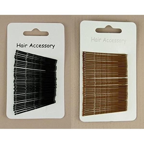 Useful pack of 36 black kirby grips. Standard length 4.5cm. Classic hair accessory. Perfect for buns, up-dos and more.