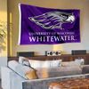 UWW Warhawks Wordmark College Flag