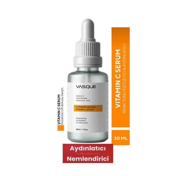 Vasque Vitamin C Cilt Serumu Süper Aydınlatıcı Cilt Tonu Eşitleyici Serum 30ml