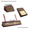 Personalized Snake Skin Red Mahogany Sticky Note Holder