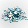 AURORA CRYSTAL LANVAS-FLAT BACK 10x6mm Aquamarine 12pcs