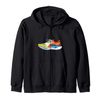 Running Shoe Zip Hoodie