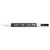 Posca UNI-BALL MARKER PEN PC-3M - WHITE - SINGLE PEN