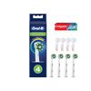 Oral-B Cross Action Electric Toothbrush Heads, Pack of 4 Black Replacement Brushes, Angled Bristles that adapt to any tooth for thorough cleaning