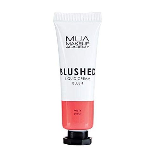 MUA Make Up Academy Blushed Liquid Cream Blusher Cosmetics (Misty Rose)