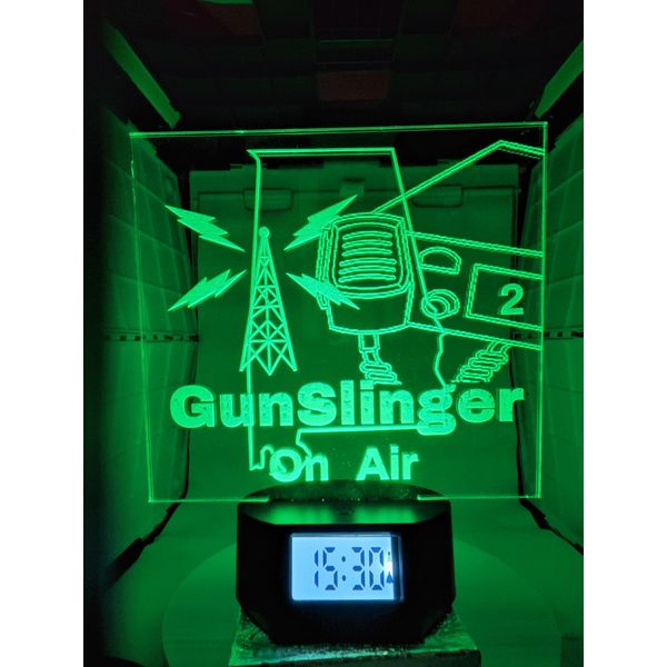 Ham Radio Sign Blue tooth Speaker LED 