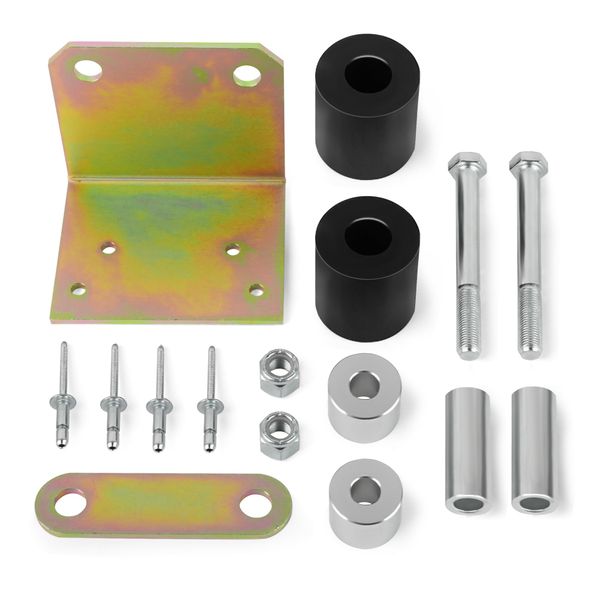 For Peterbilt 379 Lower Roller Bracket Kit Bundle with Rollers & Hardware - Passenger Side(Inner, Right),replace 13-04401M002,13-03593,13-04667,13-04413SPL,13-04401M001