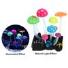 VOCOSTE Silicone Aquarium Artificial Mushroom, Fluorescence, Multicolor