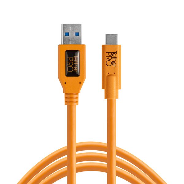 Tether Tools USB 3.0 to USB-C 4.60 m Orange