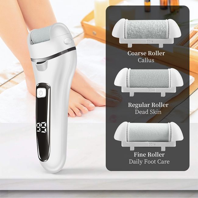 Rechargeable Electric Foot File Callus Remover Pedicure Machine Apparatus  for Heels Grinding Device Foot Corns Remove Roller