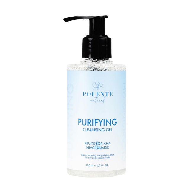 Polente Natural - Purifying Cleansing Gel Arındırıcı Yüz Yıkama Jeli/Yağlı ve Akneye Yatkın Ciltler (200 ml)