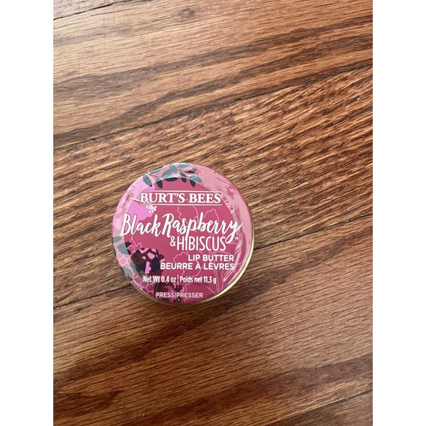 Burt's Bees Lip Butter - Black Raspberry & Hibiscus - New And Sealed