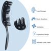 Vinabo Hair Brush, Hair Brush without Pulling, Detangling Brush, Suitable for Curls & Long Hair Hair Hair Brush for Wet and Dry Hair, Detangling Massage Brush for Women/Men/Children